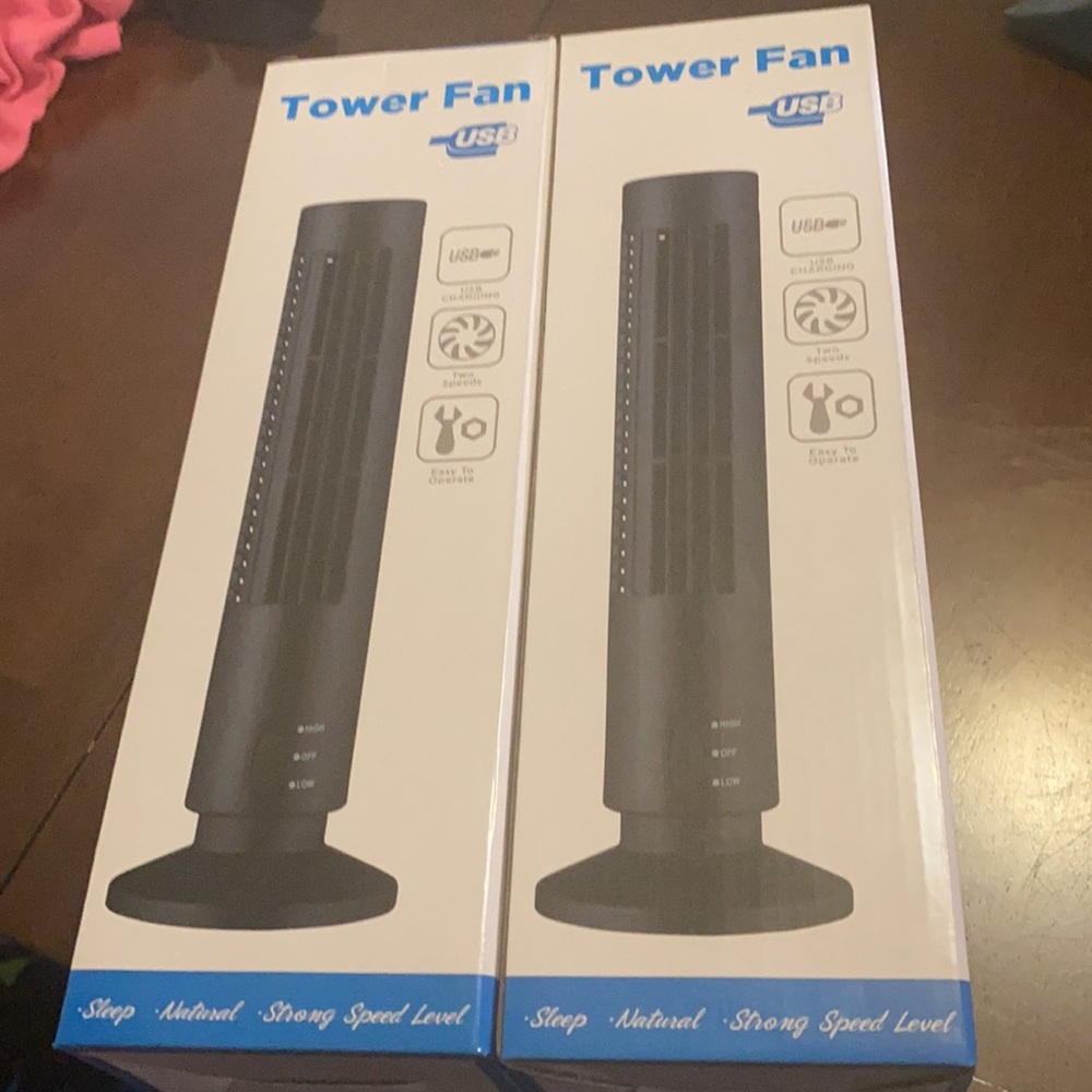 USB desk fan